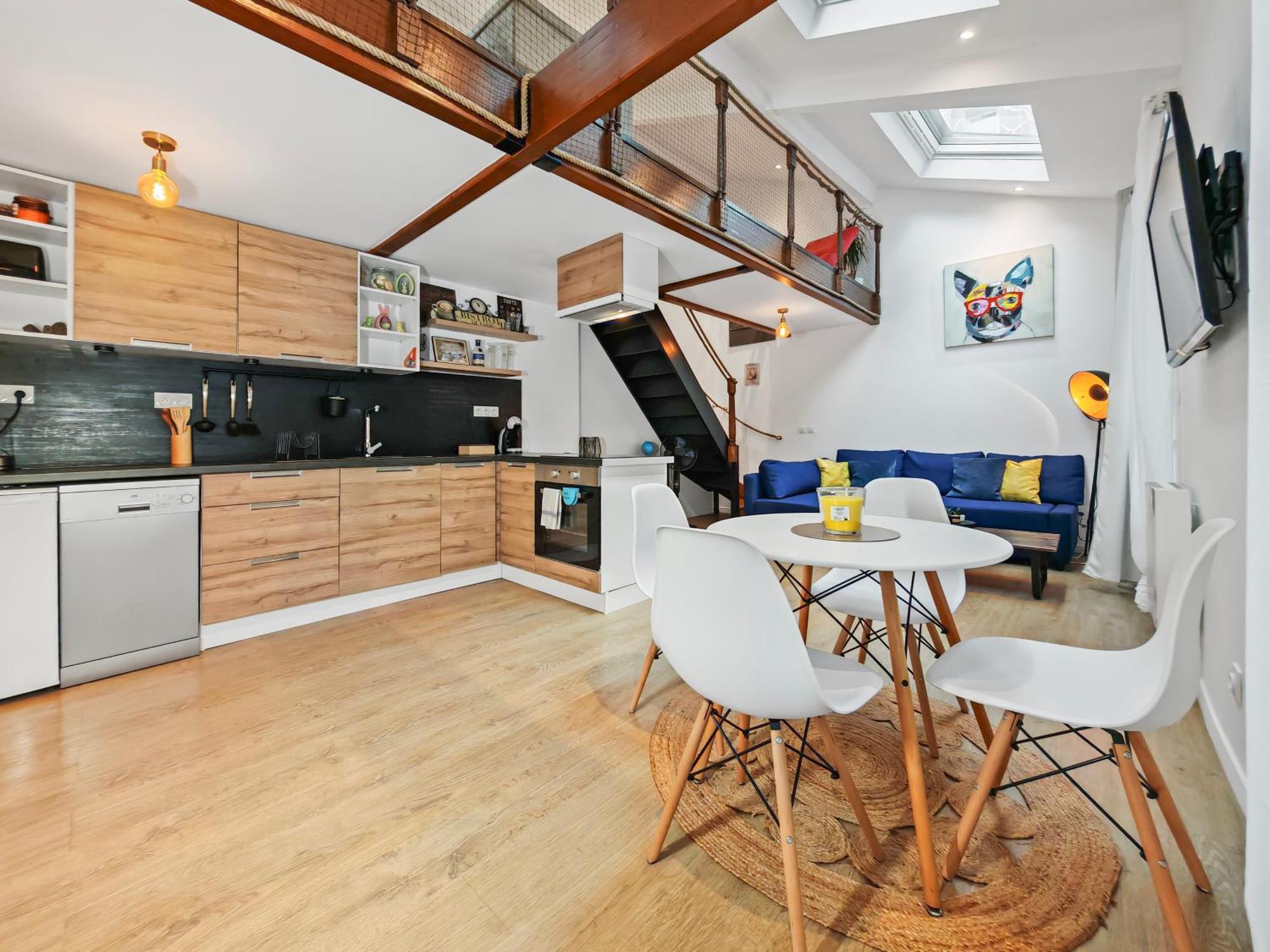 Apartamento Loft Duplex A 2 Min De Paris - Parking Gratuit Le Pré-Saint-Gervais Exterior foto