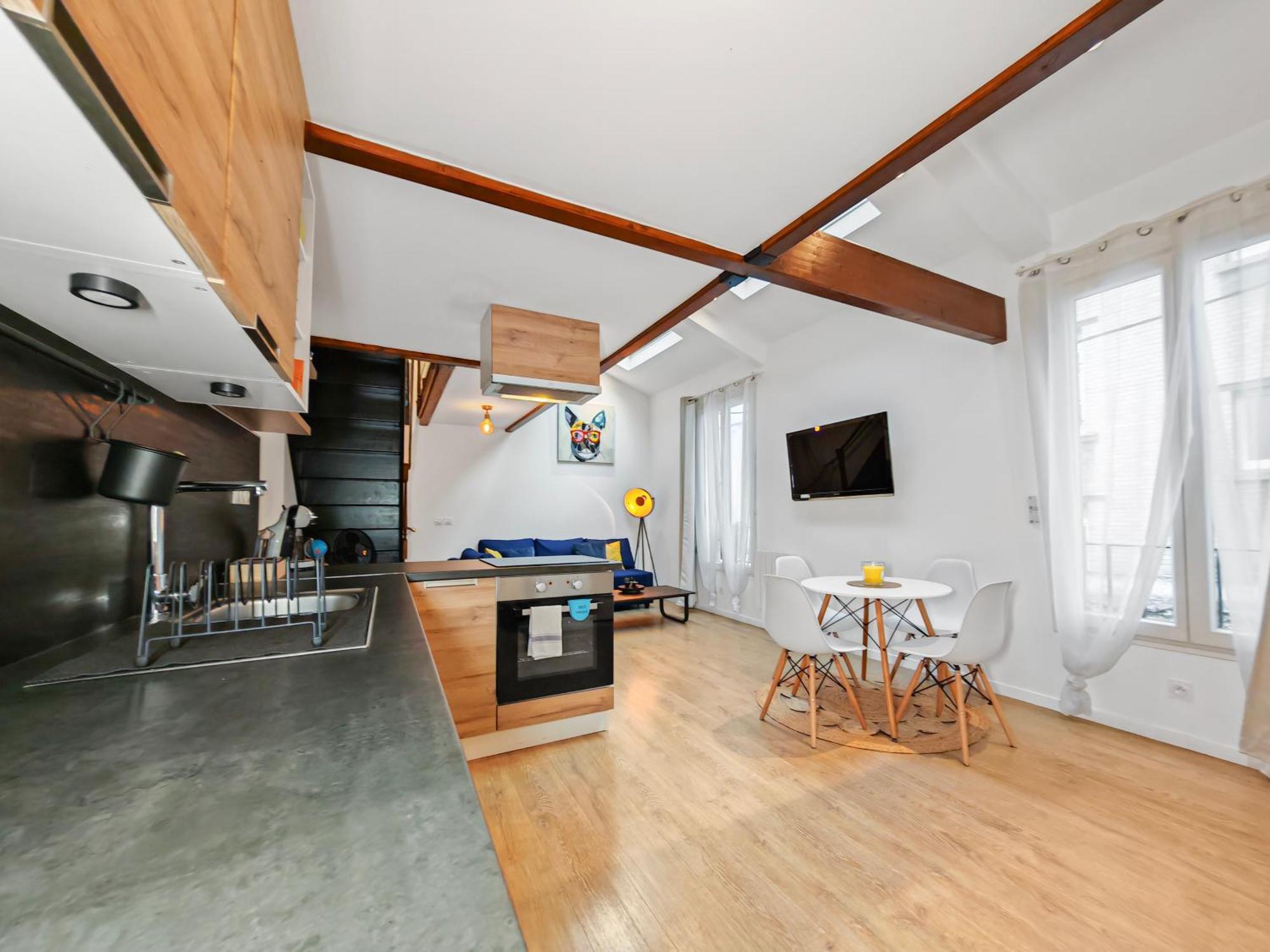 Apartamento Loft Duplex A 2 Min De Paris - Parking Gratuit Le Pré-Saint-Gervais Exterior foto